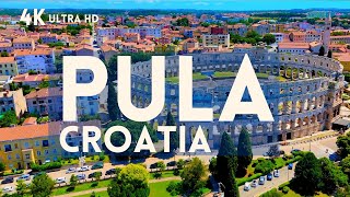 Discover Pula Istria in 4K  Majestic Drone and Ground Footage Croatia touristic place top [upl. by Eerihs]