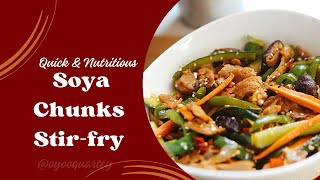 Easy Nutritious Soya chunks Recipe  Incredible amp Tastes Amazing [upl. by Elokkin270]