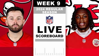 Buccaneers vs Chiefs Week 9 LIVE Scoreboard [upl. by Jeanne]