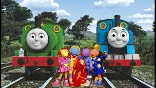 Thomas and Percy meets the Tweenies and Doodles Happy 25 years Tweenies [upl. by Perkoff]