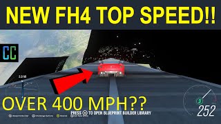 OVER 400 MPH NEW FASTEST CAR  TOP SPEED in Forza Horizon 4 l Forza Horizon 4 Horizon Super7 Build [upl. by Nimsaj227]