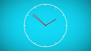 Free Simple Clock Animation Video  Template After Effects [upl. by Maureene453]