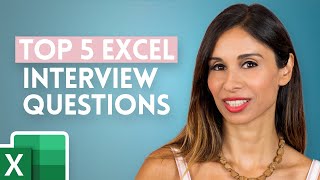 5 Excel INTERVIEW Questions You NEED to Get RIGHT [upl. by Jacquelynn277]