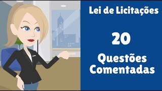 20 Questões Comentadas da Lei de Licitações 141332021 Art 75 [upl. by Renferd80]