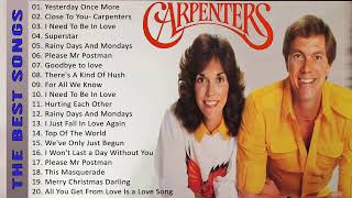 The Carpenters Greatest Hits Ever  The Very Best Of Carpenters Songs Playlist [upl. by Tommy]