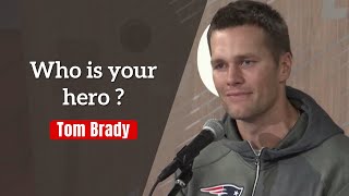 Emotional Moment When Tom Brady Tears Up After a Kids Question [upl. by Adnof233]