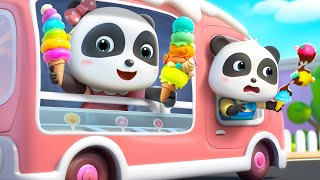 Rainbow Ice Cream Song  Colors Song  Sing Along Songs  Nursery Rhymes amp Kids Song  BabyBus [upl. by Copeland]