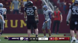 18 Kansas State Wildcats 74 vs Iowa State Cyclones 74  November 30 2024 [upl. by Naasah]