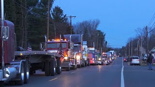 LIVE Trucker Convoy En Route to Texas Border Rally [upl. by Pippas]