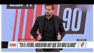 Debate caliente en F90  Gallardo muy crítico con el fútbol Argentino [upl. by Nicholl]