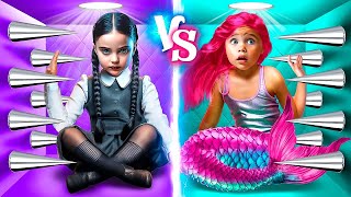 Wednesday Addams vs Mermaid Who is better [upl. by Ahsela]