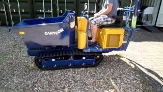 Canycom S100 Swivel Tracked Dumper BRAND NEW UNUSED [upl. by Jerrilee]