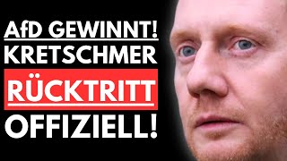 🚨PAUKENSCHLAG KRETSCHMER TRITT ZURÜCK AfD ÜBERNIMMT REGIERUNG IN SACHSEN🚨 [upl. by Sheena764]