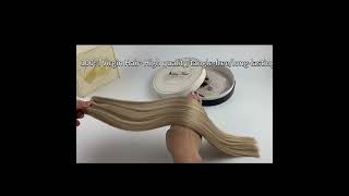 PU Hole invisible flat weft hair extensions hairextensions sunnyhair hairstylewefthair [upl. by Lletnom642]