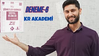 Deneme6  Şöhretler Karması 20li TYT Branş Denemesi  Tarih Sorularının Çözümleri  Ali Gürbüz [upl. by Anirb]