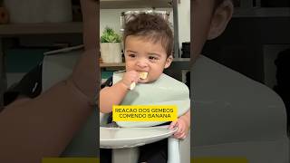 REAÇÃO DOS GEMEOS COMENDO BANANA [upl. by Raama]