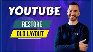 How To Restore Old YouTube Layout 2024 Fast Tutorial [upl. by Gar397]