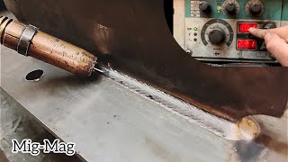 why no welders talk about this Simple MIGMAG Welding Technique [upl. by Meekahs]