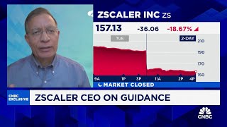 Zscaler CEO on guidance market reaction and CrowdStrike impact [upl. by Sherborne]