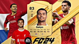 THE DUTCH WIZARD😍🇳🇱  83 RATED GOLD CODY GAKPO PLAYER REVIEW EAFC 24 [upl. by Hume]