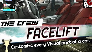 The Crew FACELIFT Achievement  Trophy Guide  Customize every Visual part of a car [upl. by Coussoule]