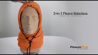 3 in 1 Fleece Balaclava Product Review [upl. by Ellinehc]