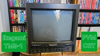 Ikegami TM91 PVM CRT Monitor Overview [upl. by Llebasi]