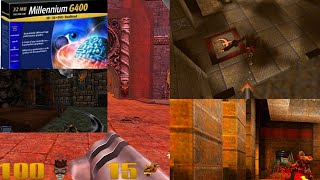 Matrox Millennium G400  Running GLQuake  GLHexen II  Quake 2  Quake 3 Arena  DEMO amp FPS [upl. by Ericha]