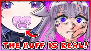 ENG SUBHololive Biboo is in disbelief that the Pacifier Buff is actually real [upl. by Britney]