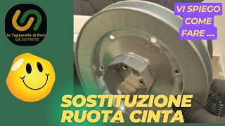 Sostituzione Ruota Avvolgicinta per Tapparelle DIK riparazione work workout faidate ias diy [upl. by Alyekahs]