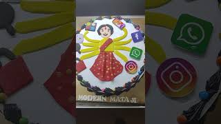 Mata ji ke liye specially cake Rewa riyasat cakes n more creation birthdaycakefordad cakeforhusba [upl. by Zampino]