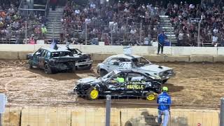 Buck Motorsports Stock V8 Demolition Derby 7624 [upl. by Redmer83]