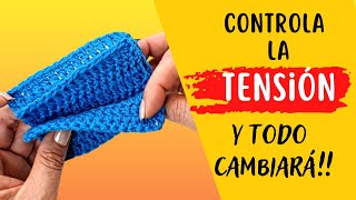 ✅TEJE sin estrés y LOGRA la tensión perfecta en tus proyectos de crochet [upl. by Alletsyrc]