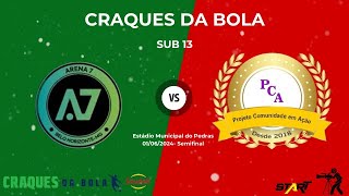 CRAQUES DA BOLA  PCA X ARENA 7  SUB 13 [upl. by Lundberg26]