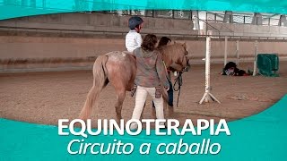 EQUINOTERAPIA 8  Circuito a caballo [upl. by Flory]