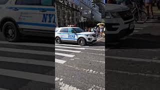 NYPD FPIU RESPONDING IN MANHATTAN NYC [upl. by Avitzur74]