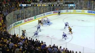 Bruins Game 7 Comeback Against Toronto NESN [upl. by Abixah]