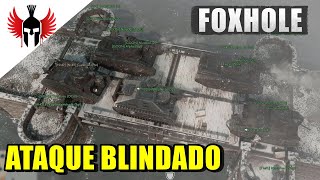 INVADINDO PONTE COM TANQUES  FOXHOLE PTBR [upl. by Atiuqihc674]