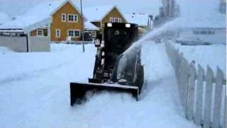 Terex PT30 snow blower Erskine 1600 Klöfta Norway [upl. by Enimasaj]