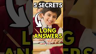 5 Secrets Write Long Answers Quickly ⏰ Study Tips and Tricks  Studytips  Studymotivation [upl. by Nee246]