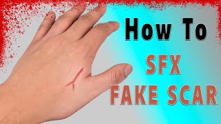 How To make a Fake Scar [upl. by Torrin734]