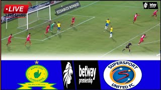 🟥LIVE  Mamelodi Sundowns vs SuperSport United • Live Stream Betway Premiership of South Africa2024 [upl. by Yntrok]