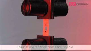 Tensile Testing of a Single Nanofiber [upl. by Ahsrat616]