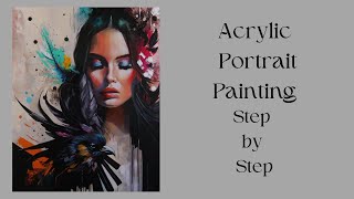 Acrylic Portrait Painting Technique [upl. by Acissej]