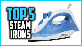 Top 5 Best Steam Irons in 2024 [upl. by Romeon]