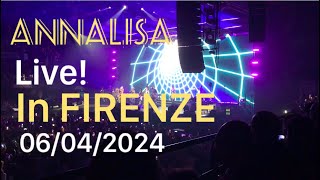 annalisa ANNALISA’s CONCERT TOUR 2024  live  the MANDELA FORUM FIRENZE 06042024 [upl. by Cheshire]