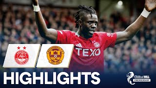 Aberdeen 21 Motherwell  Gueye’s Double Seals Win for The Dons  William Hill Premiership [upl. by Hughett]