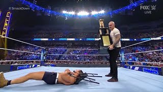 Happy Corbin Assaults Madcap Moss  WWE Smackdown 51322 Full Segment [upl. by Berfield]