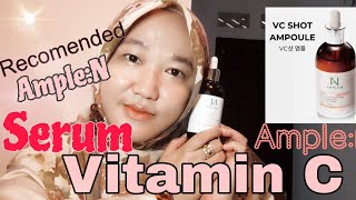 Serum Vitamin C Amplen review skincare jujur  recomended skincare ampule [upl. by Cresida]