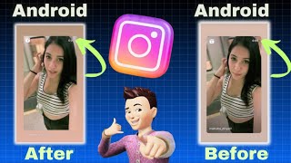 Inatagram Par Android Phone Se I Phone Jaisi Story Kaise Lagaye  Share Insta Story like iphone [upl. by Oiliduab]